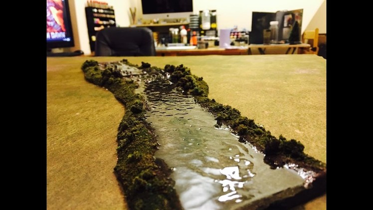 How to make cheap and easy rivers for Tabletop Wargaming