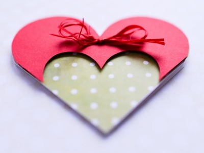 How to Make - Greeting Card Valentine's Day Heart - Step by Step DIY | Kartka Walentynki