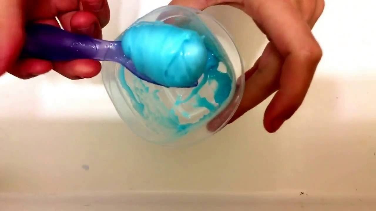 slime with glue and liquid starch