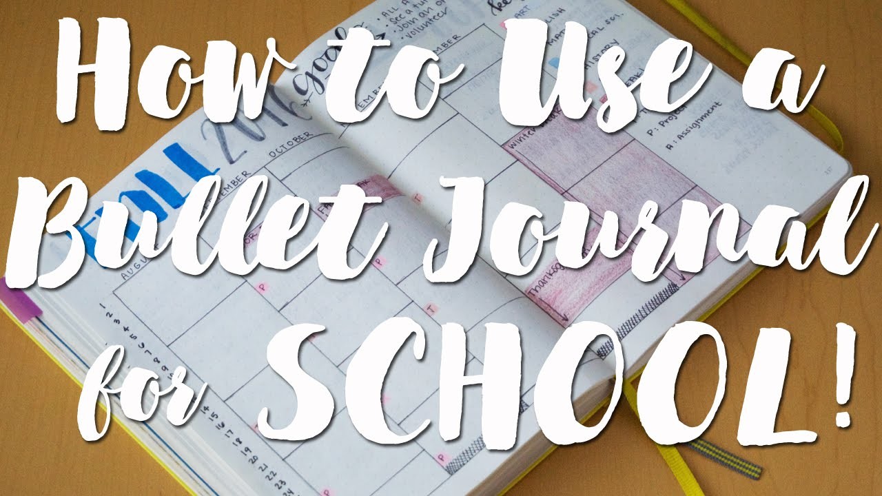 How to Use a Bullet Journal for School! | Calendex Tutorial | Planning Tips for Back to School