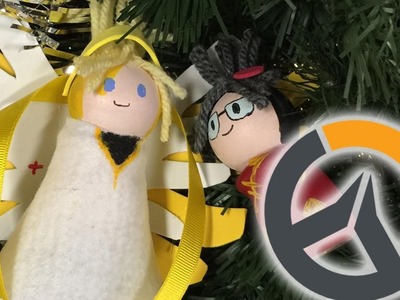 ►OVERWATCH►Holiday Ornament►SPEED CRAFT! Mercy and Mei!
