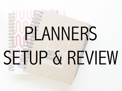 Planners Set Up & Reviews: Ink Well Press Planner & Get To Work Book