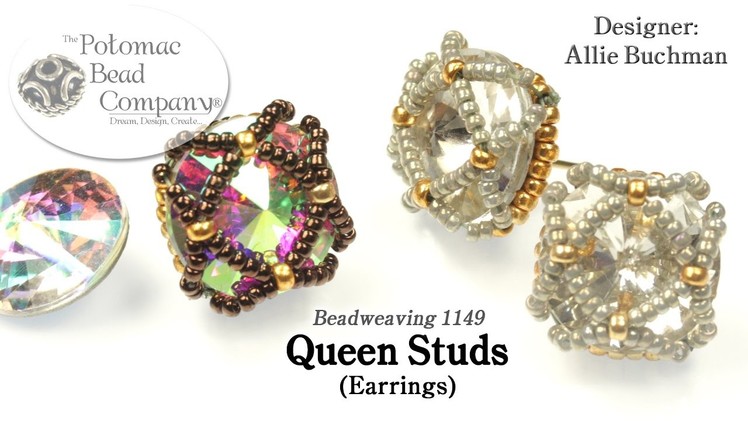 Queen Studs (Earrings) Tutorial