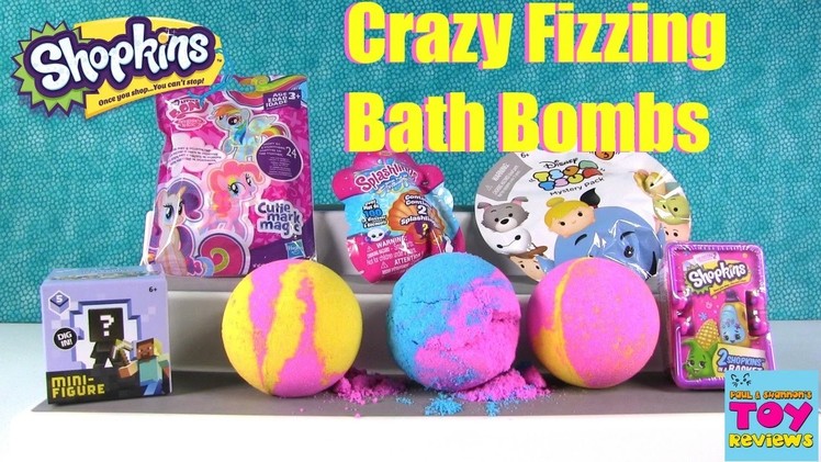 Shopkins Bath Bombs #23 My Little Pony Disney Splashlings Blind Bag | PSToyReviews