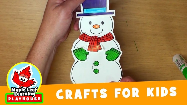 Snowman Craft for Kids | Maple Leaf Learning Playhouse