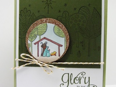 The Newborn King Religous Christmas Card