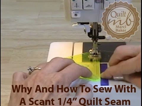Why and How to Sew With a Scant 1.4" Quilt Seam, Marci Baker of Alicia's Attic