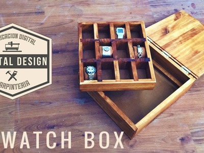 Wood watch box - Caja para relojes | DIY Woodworking |