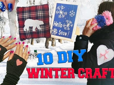 10 DIY Winter crafts HOW TO!