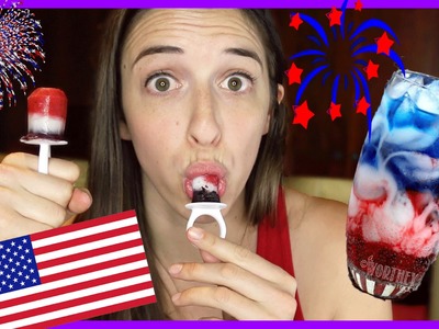 4th Of July Ring Pops and Drink!