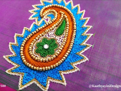 A Closeup of our hand embroidery works