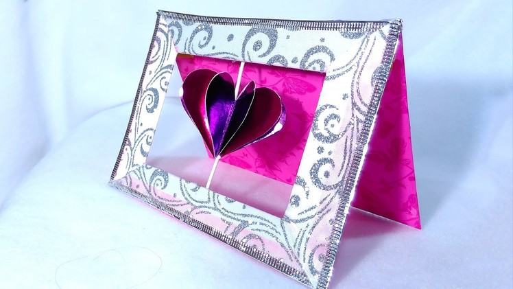Card with  heart. Ideas for Valentine's day