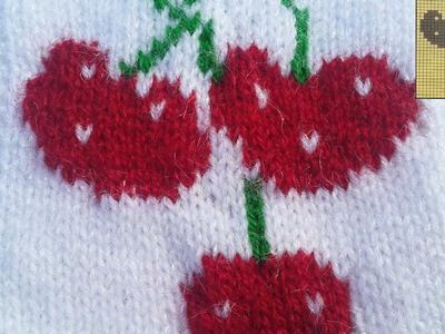 Cherry Sweater Design in Hindi - With Graph