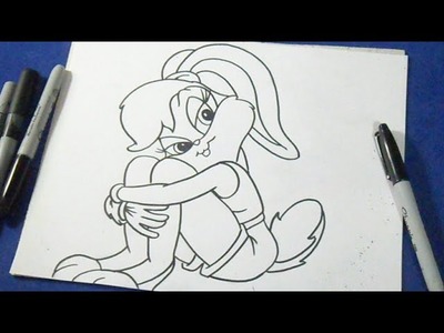 Cómo dibujar a Lola Bunny