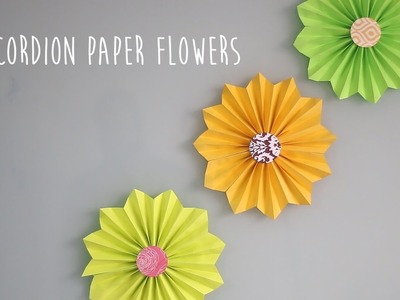 DIY: Accordion Paper Flowers