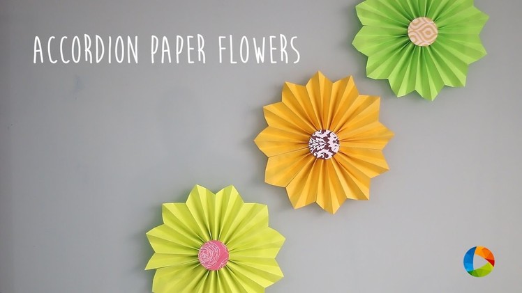 DIY: Accordion Paper Flowers