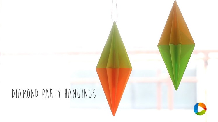 DIY: Diamond Party Hangings