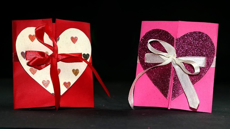 DIY Valentine Cards - Handmade Valentine Heart Card Tutorial