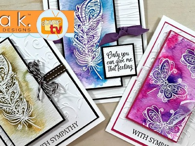 Gina K  Designs  & Unity Stamp Co - Emboss Resist Two Ways