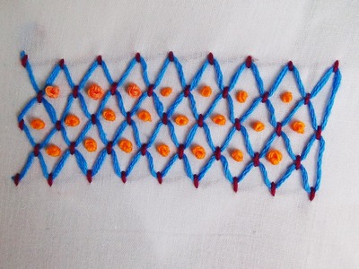 Hand Embroidery: Cloud stitch