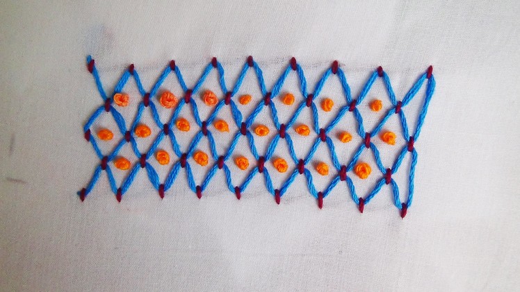 Hand Embroidery: Cloud stitch
