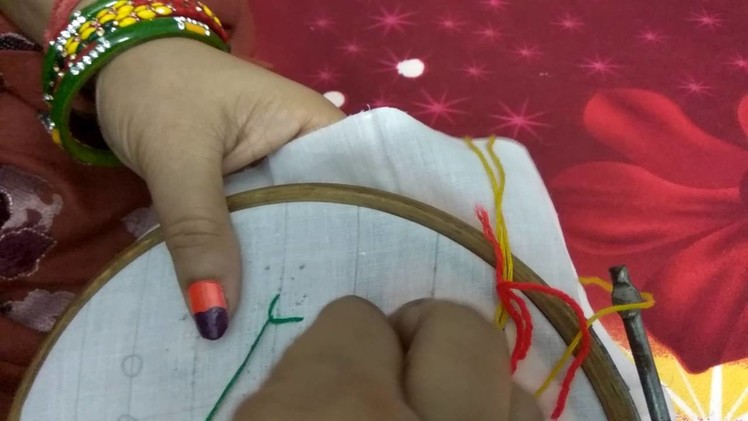 Hand embroidery for beginner part 1