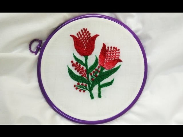 Hand Embroidery - Romanian and French knot Stitch