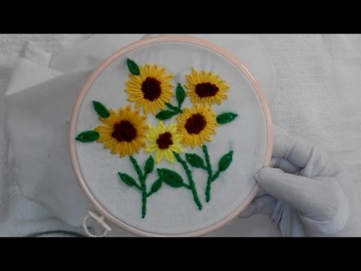 Hand Embroidery - Sunflower Stitch