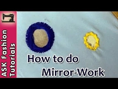 Handwork - Mirror work Embroidery Work in Hindi