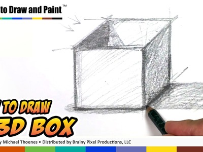 How to Draw 3D shapes - Art for Kids - 3D Box Drawing Lesson | MAT