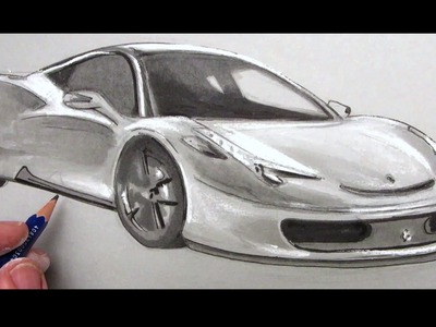 How to Draw a Car: Ferrari 458