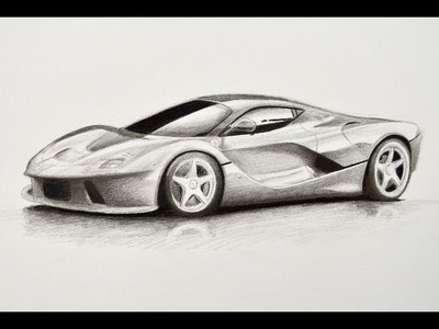 How to Draw a Car: Ferrari - Fine Art-Tips