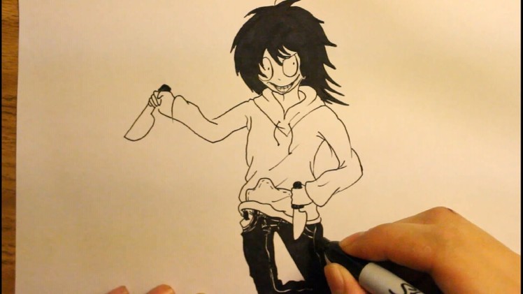 How To Draw Jeff The Killer|Step By Step|Easy|anime