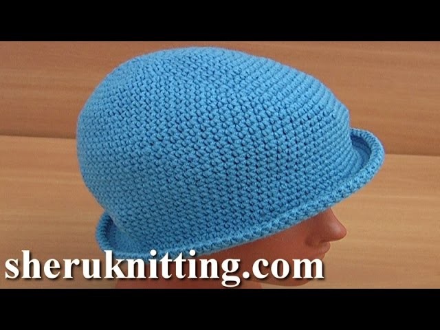 How to Make a Crochet Brim Hat Tutorial 41 Part 1 of 2
