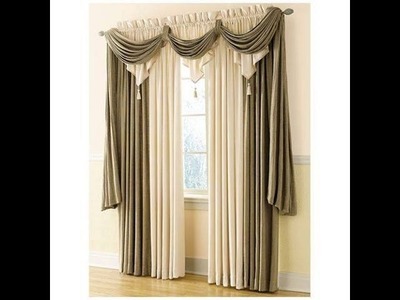How to make swags and tails curtains