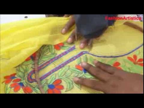 How To Sew Cut Salwar Kameez-Designer Kameej MAKING Method.Simple Way