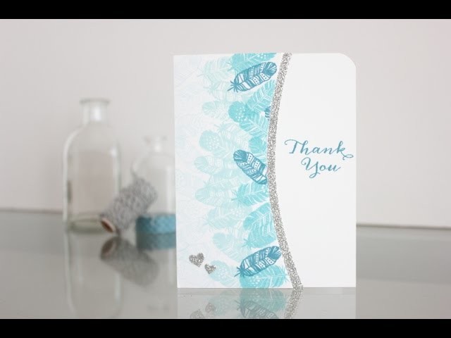 Ombre card with Wplus9