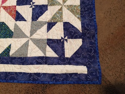 Quilt Binding Without Binding (On a Large Quilt)