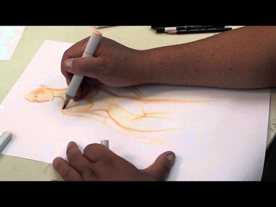 Skin-tone Tutorial Using Copic Markers by Paul Keng