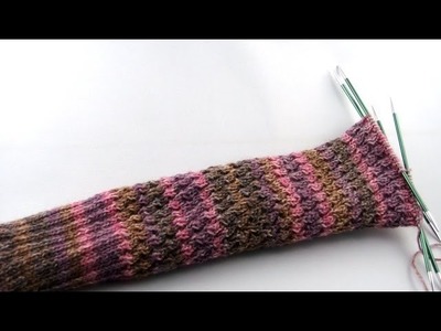 Spiral Sock without a Heel #3 Spiral Pattern