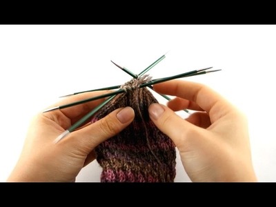 Spiral Sock without a Heel #4 Toes