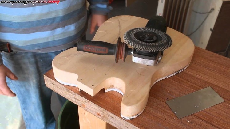 Taking a cheap kit guitar and making it great 7 - Shaping the body