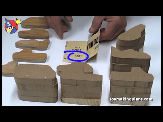 Wood Toy Plans - Creating Router Templates to Make Multiple Wood Toy Cars