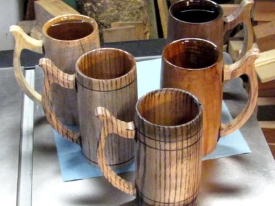 #82 Woodturning Solid Mugs and Tankards Part 1 of 2