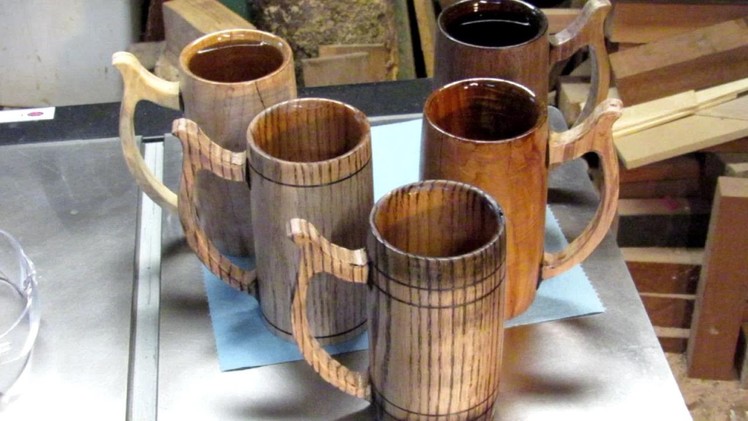 #82 Woodturning Solid Mugs and Tankards Part 1 of 2