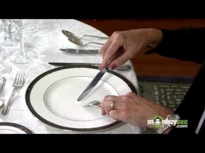 Basic Dining Etiquette - Using Utensils