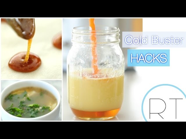 Cold Busting Recipe Hacks (DIY Cough Drops, Juice Shot, Soup)