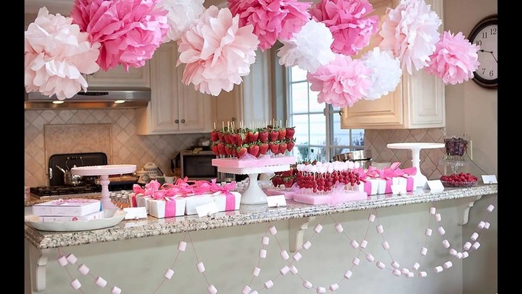 Cute Girl baby shower decorations