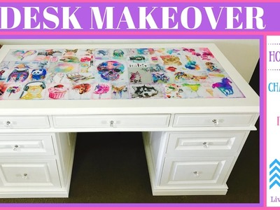 Desk Makeover (Using Homemade Chalk Paint)