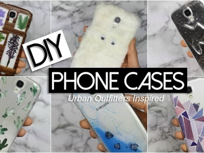 DIY 6 Phone Cases! Urban Outfitters Inspired